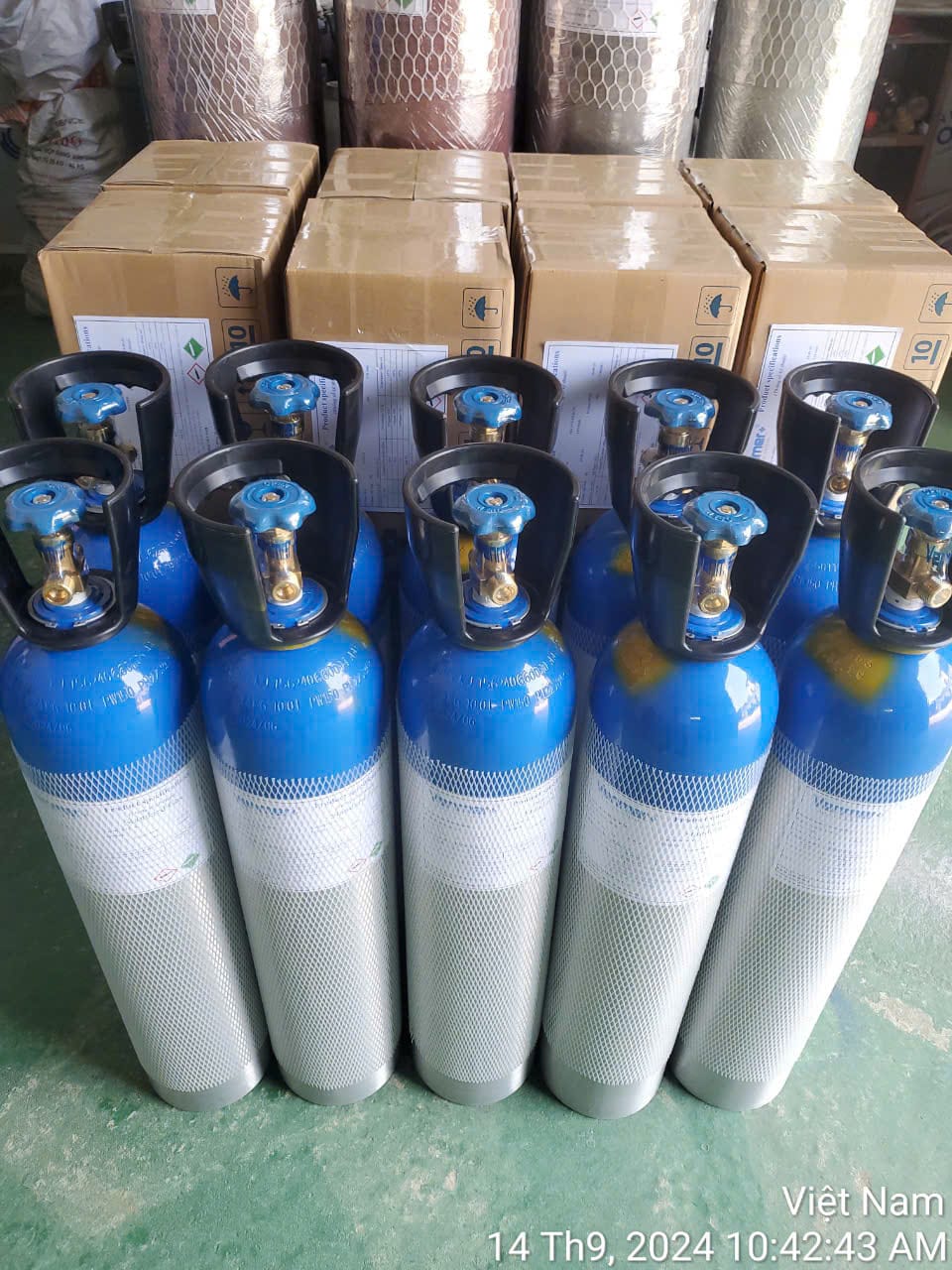 NO 1000ppm Balance N2: Khí Y Tế Điều Trị Giãn Tĩnh Mạch