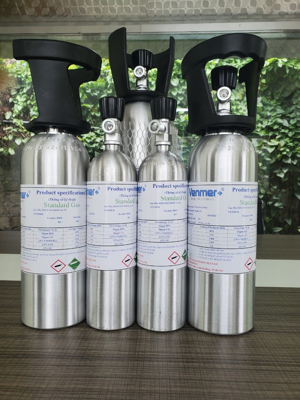 Khí hiệu chuẩn H2S: 1000ppm, balance N2
